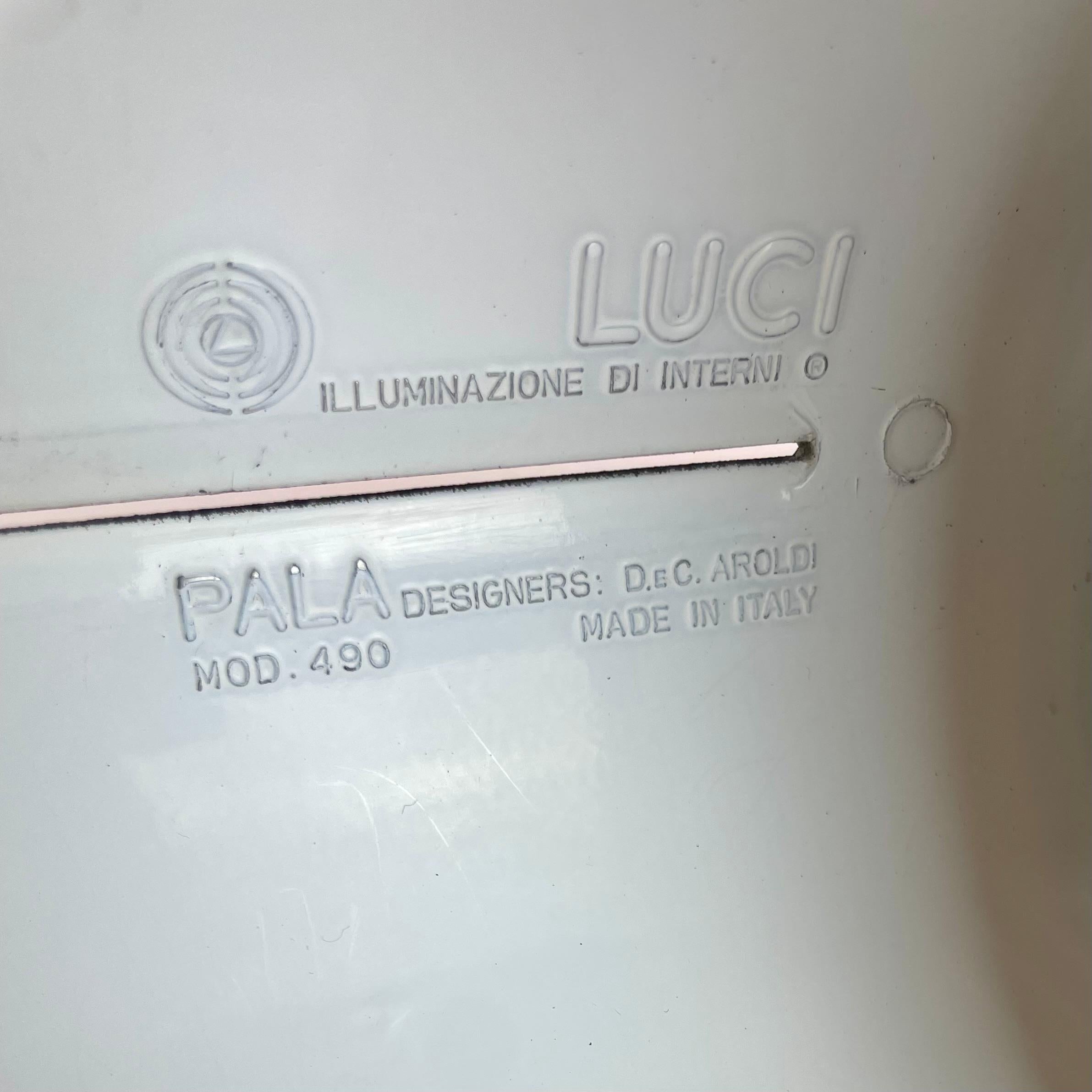 PALA-490, Desk Lamp by C. & D. Aroldi for Luci Illuminazione, 1970s For Sale 12