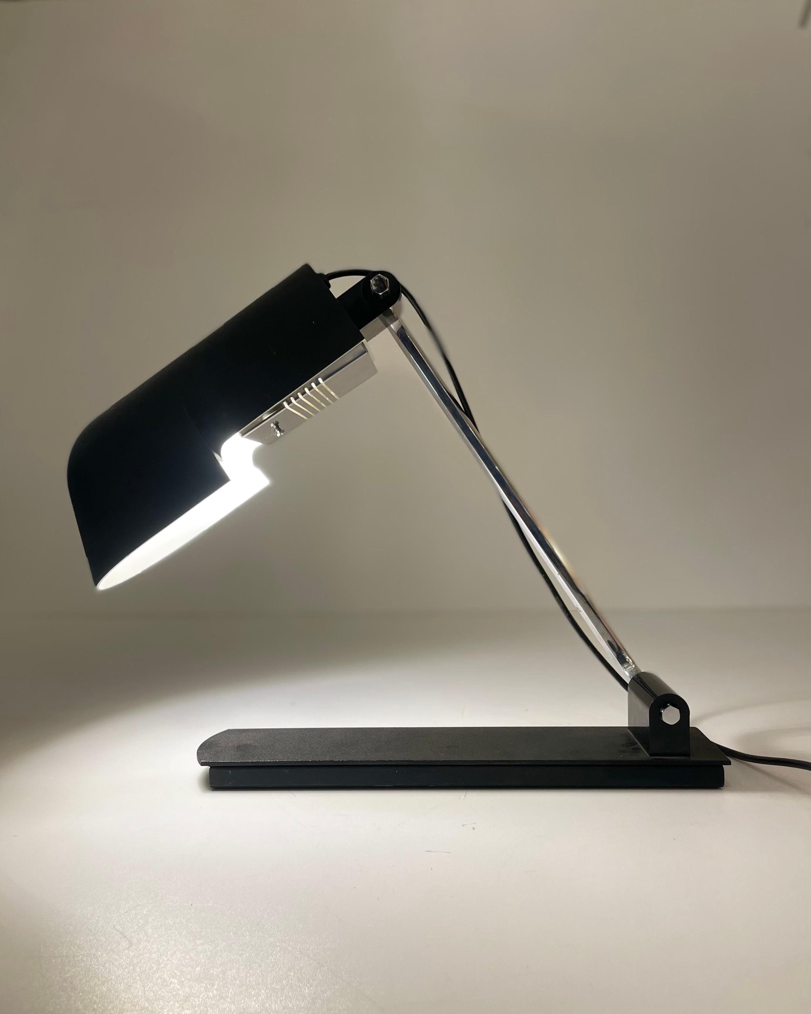 Space Age PALA-490, Desk Lamp by C. & D. Aroldi for Luci Illuminazione, 1970s For Sale