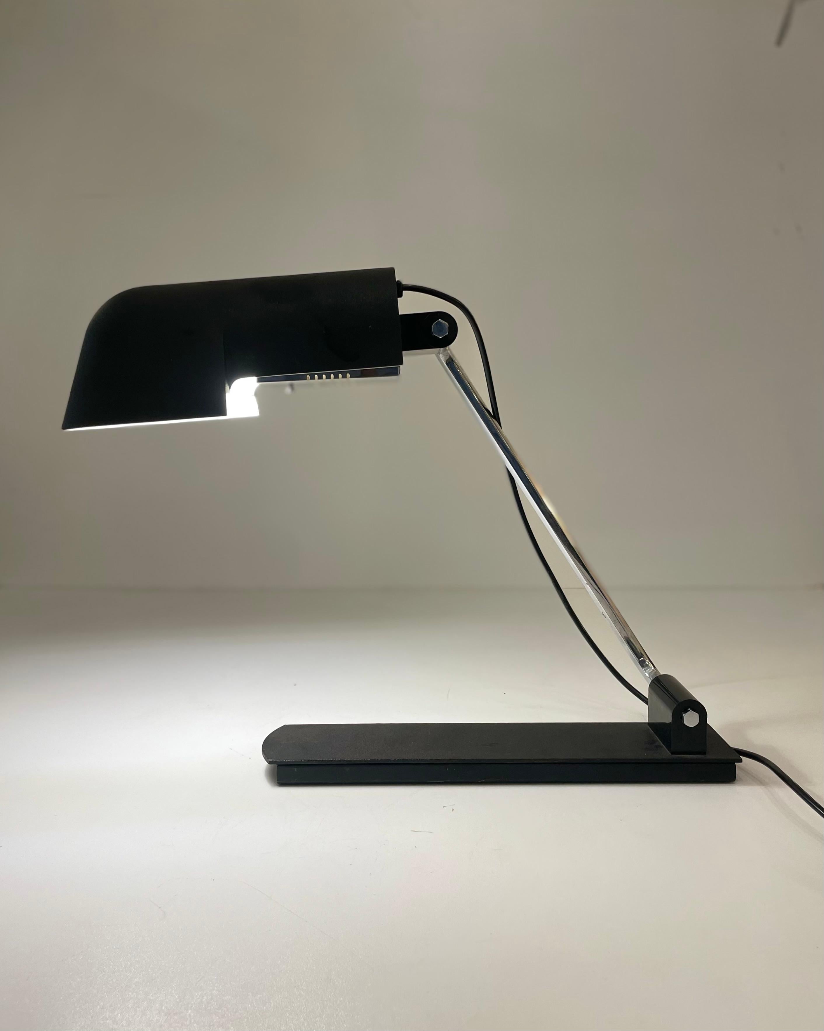 Italian PALA-490, Desk Lamp by C. & D. Aroldi for Luci Illuminazione, 1970s For Sale