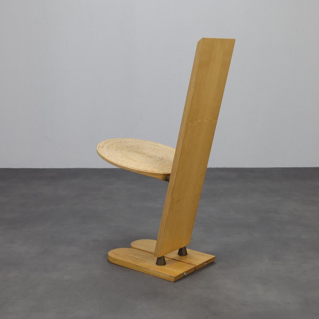 “Pala” Chair by Gigi Sabadin for Emme, Italy 1970s Bon état - En vente à DE KWAKEL, NL