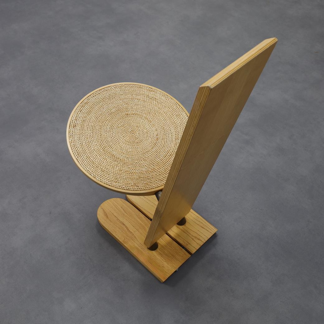 Fin du 20e siècle “Pala” Chair by Gigi Sabadin for Emme, Italy 1970s en vente