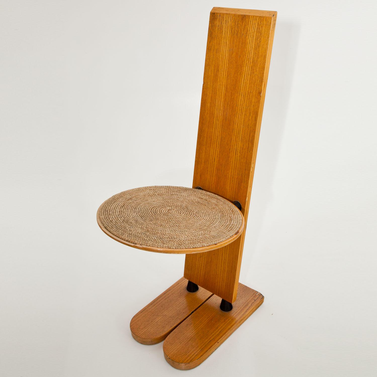 Mid-Century Modern “Pala” Dining Chairs and Table by Gigi Sabadin for Emme, Italy, 1970s
