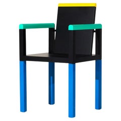 Palace Chair, Designed by George J. Sowden in 1983 for Memphis Milano