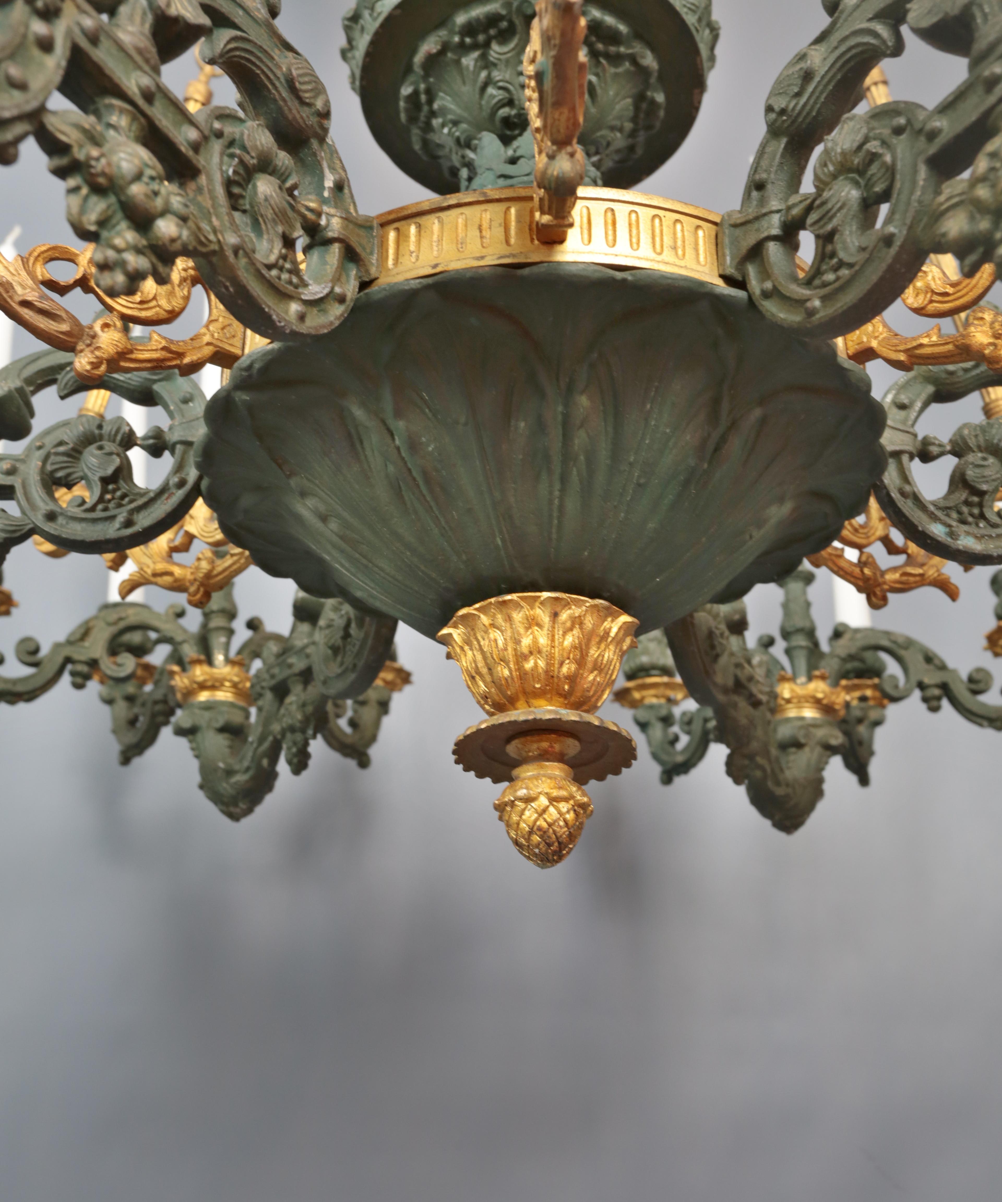 Palace French Empire Chandelier 24 Candles For Sale 1