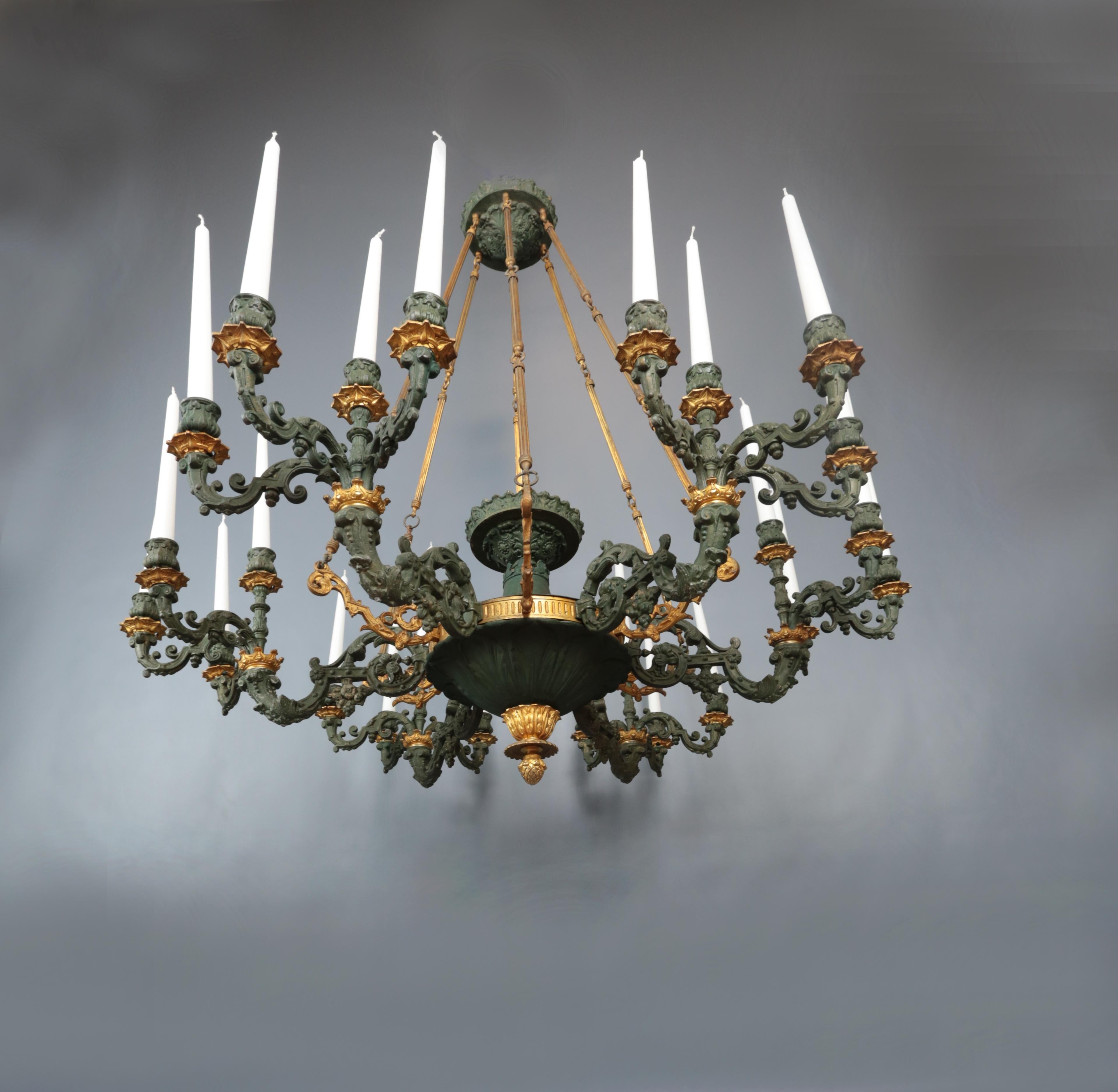 Palace French Empire Chandelier 24 Candles For Sale 2