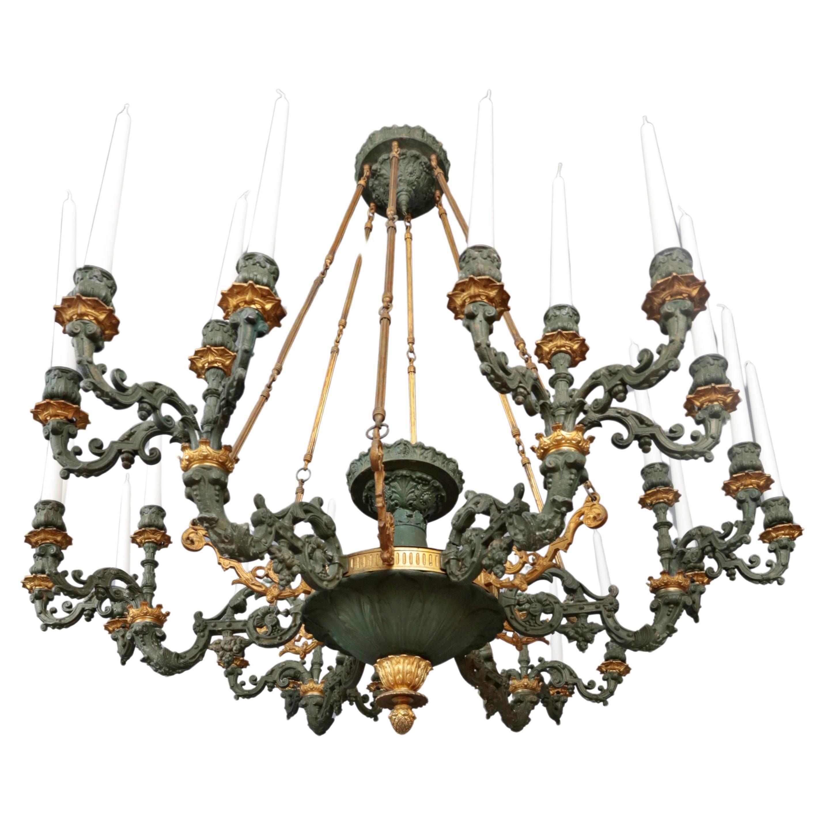 Palace French Empire Chandelier 24 Candles