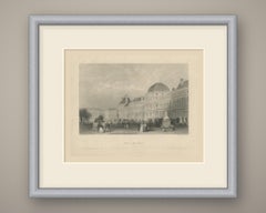 Palace of the Tuileries, Paris, Steel Engraving after Thomas Allom, circa 1845