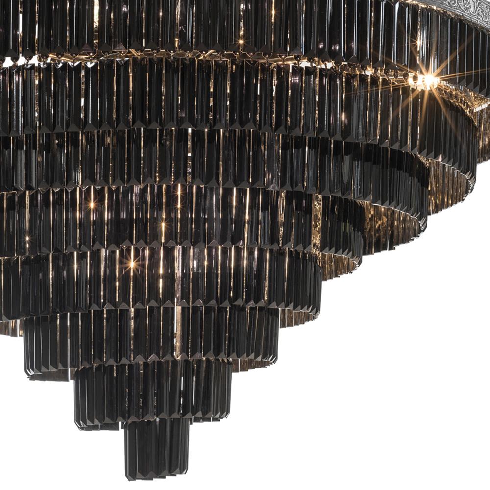 Contemporary Palace Silvered Bronze Chandelier For Sale
