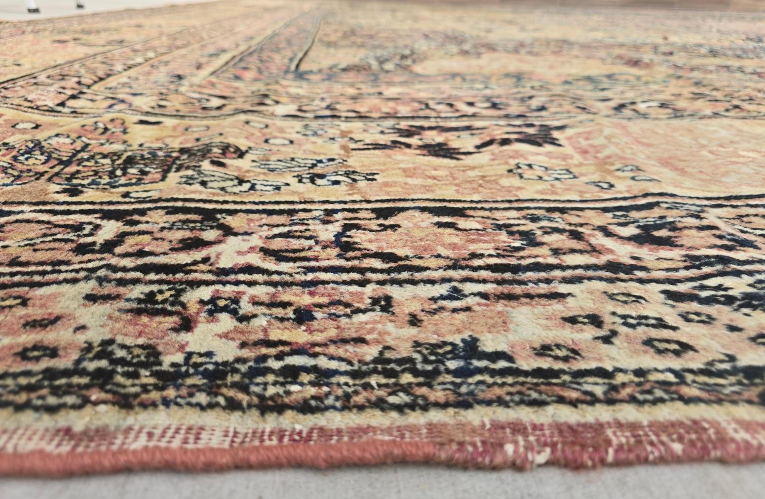 Perse Tapis Kerman Levar du 19ème siècle  16x24 en vente