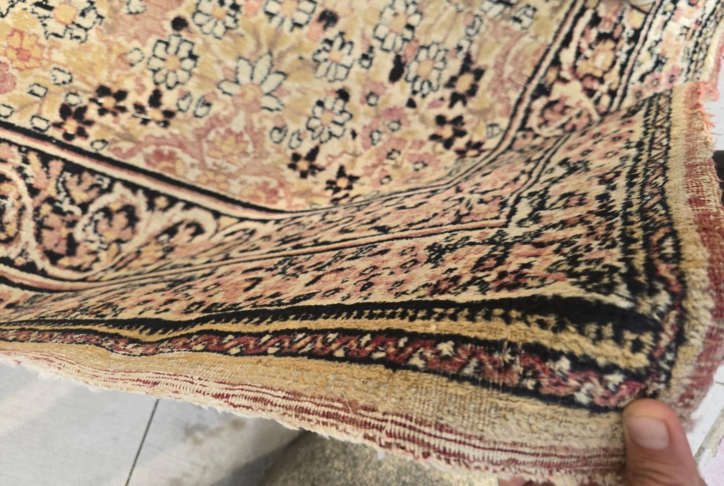 XIXe siècle Tapis Kerman Levar du 19ème siècle  16x24 en vente
