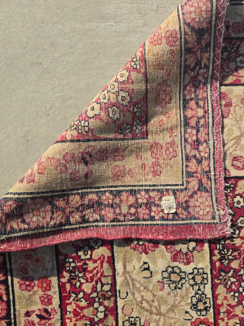 Antiker persischer Kirman-Lavar-Teppich in Palastgröße (Persisch) im Angebot