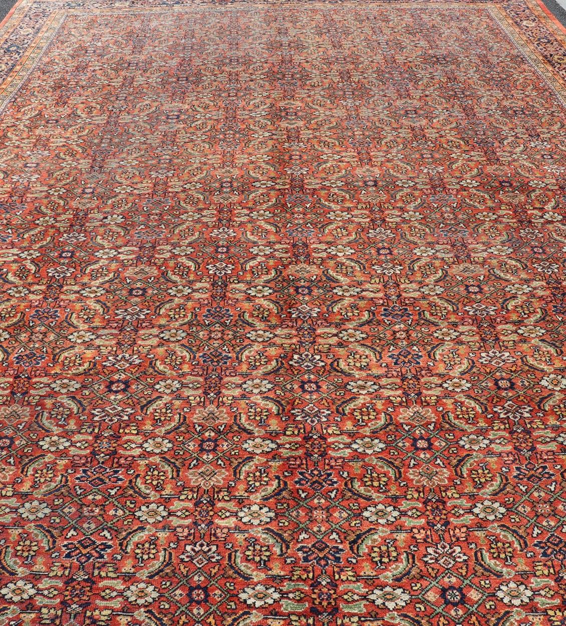 Palast Größe antike persische Sultanabad Rugs 12'9 x 20'3 im Angebot 3