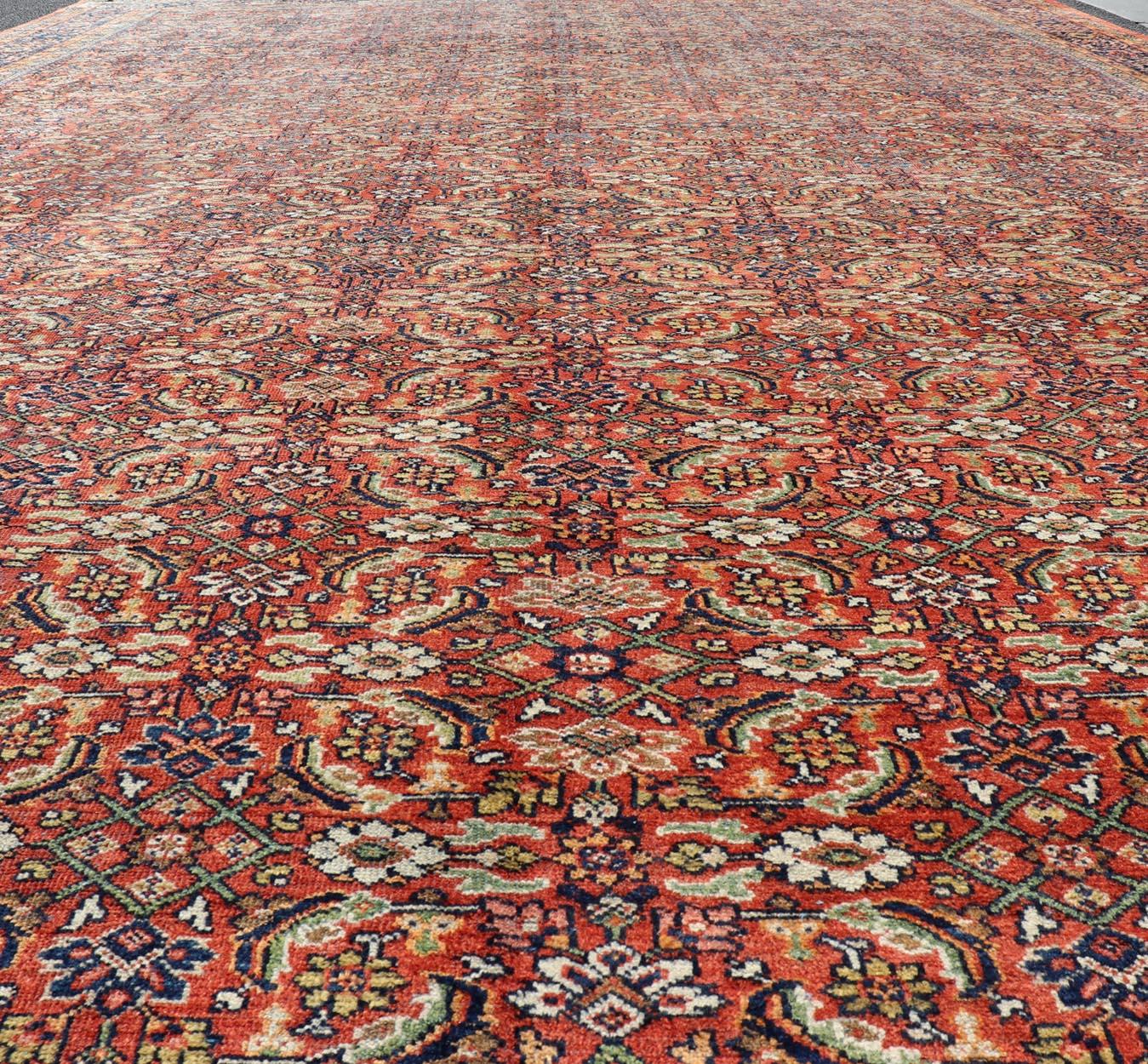 Palast Größe antike persische Sultanabad Rugs 12'9 x 20'3 im Angebot 4