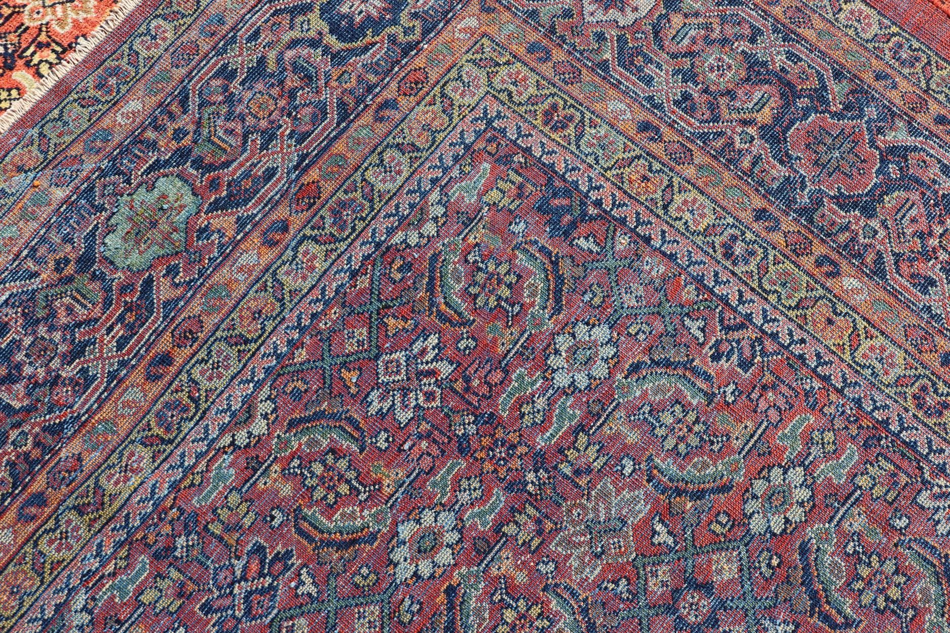 Palast Größe antike persische Sultanabad Rugs 12'9 x 20'3 im Angebot 9