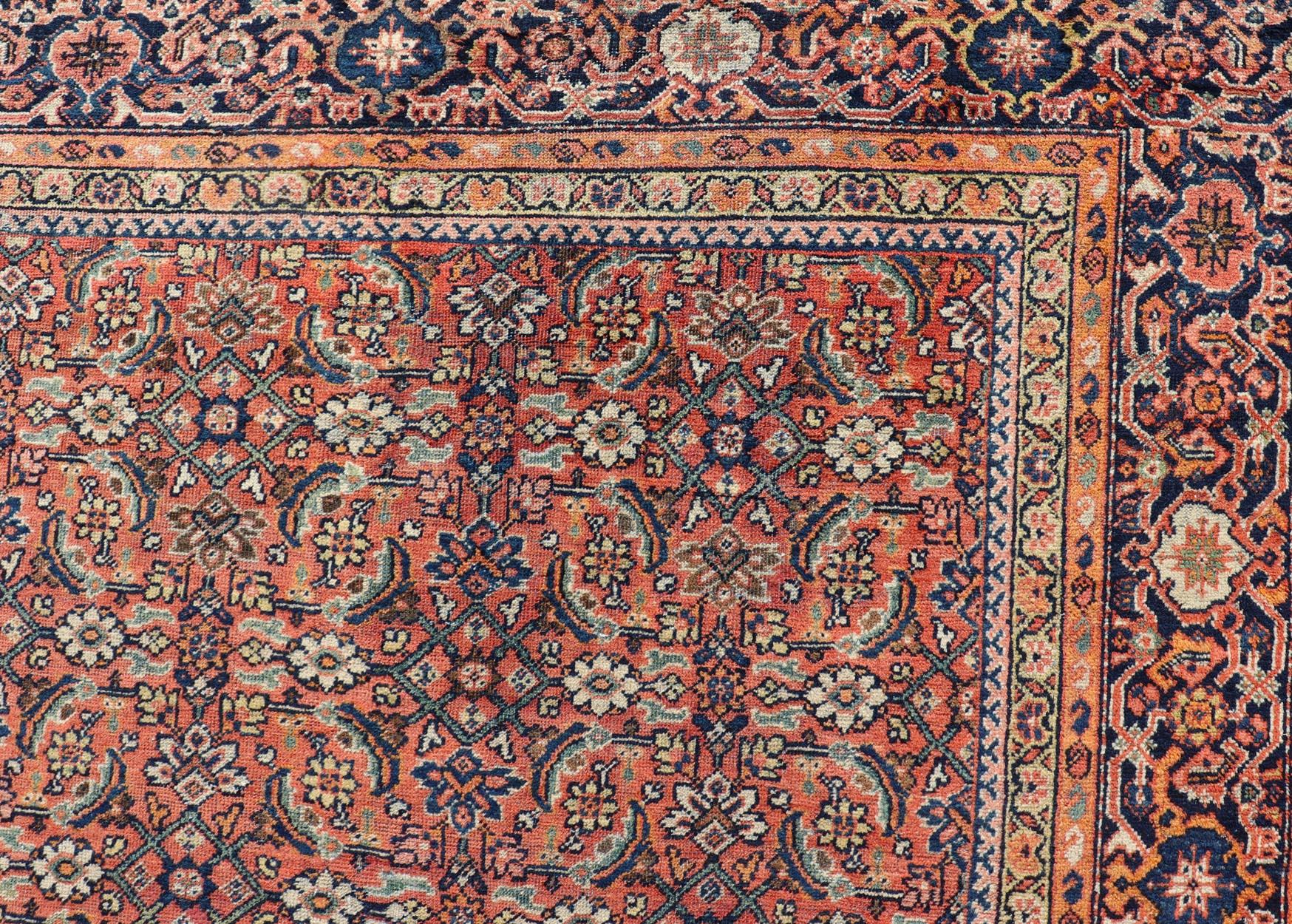 Palast Größe antike persische Sultanabad Rugs 12'9 x 20'3 (Handgeknüpft) im Angebot