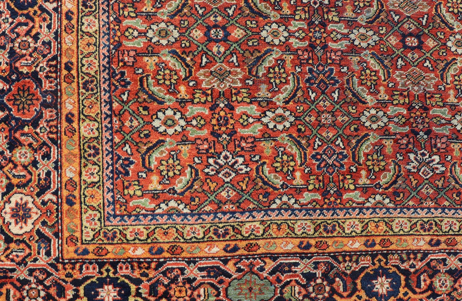 Palast Größe antike persische Sultanabad Rugs 12'9 x 20'3 im Zustand „Gut“ im Angebot in Atlanta, GA