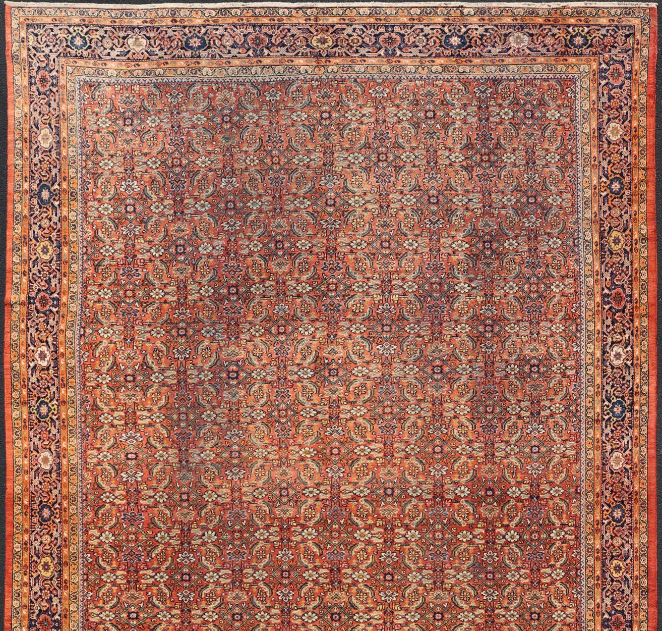 Palast Größe antike persische Sultanabad Rugs 12'9 x 20'3 (20. Jahrhundert) im Angebot