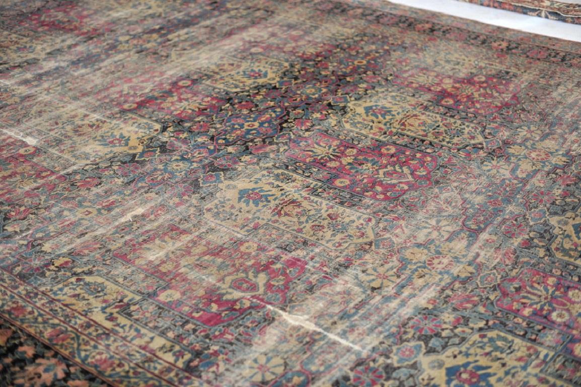 Palace Size Antique Rug with Iconic Garden Inspired Design, circa 1900's For Sale 2