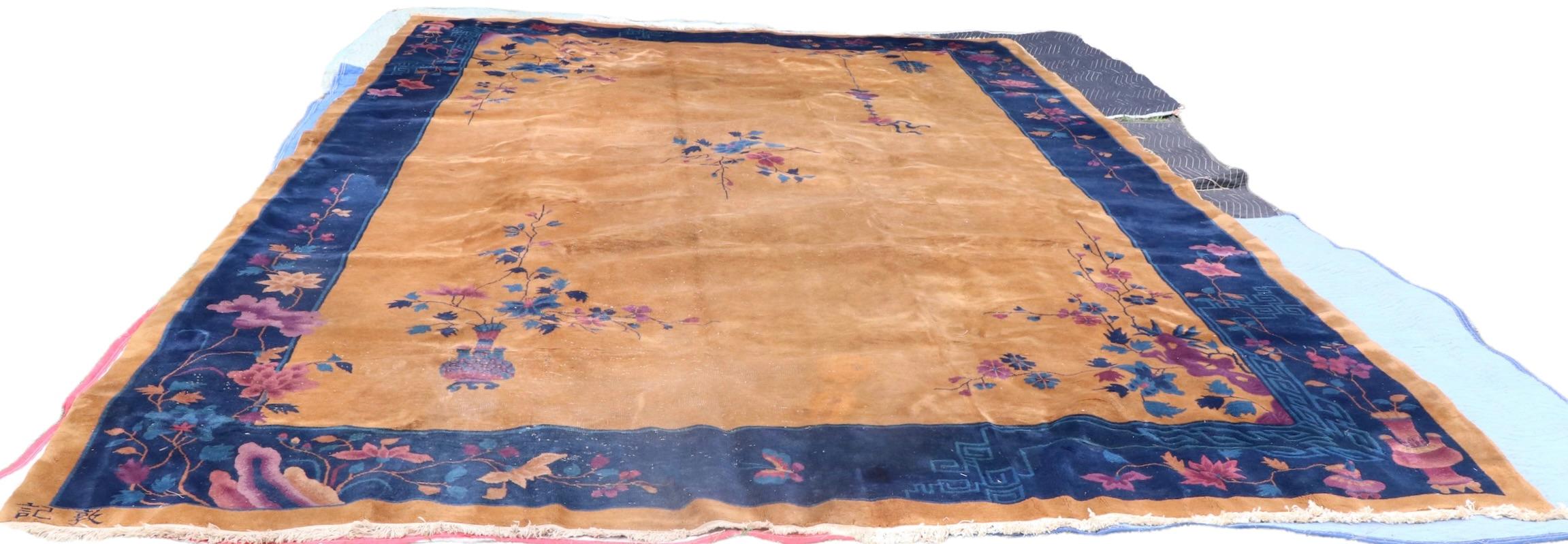  Palace Size Chinese Art Deco Rug att. to Walter Nichols ca. 1920/1930's For Sale 2