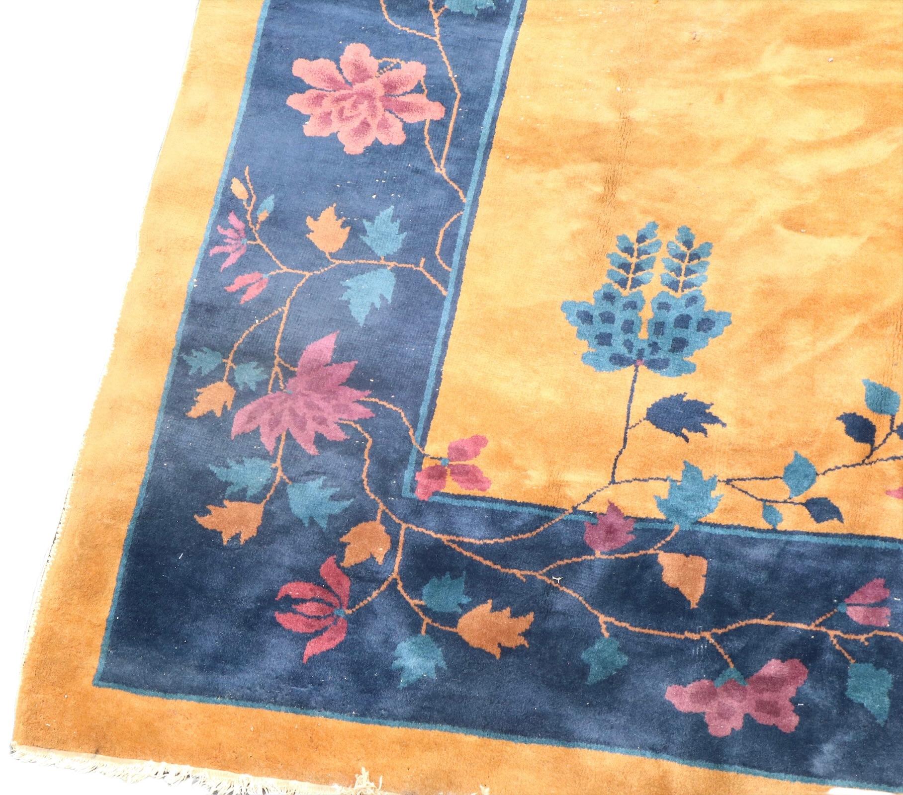  Palace Size Chinese Art Deco Rug att. to Walter Nichols ca. 1920/1930's For Sale 4
