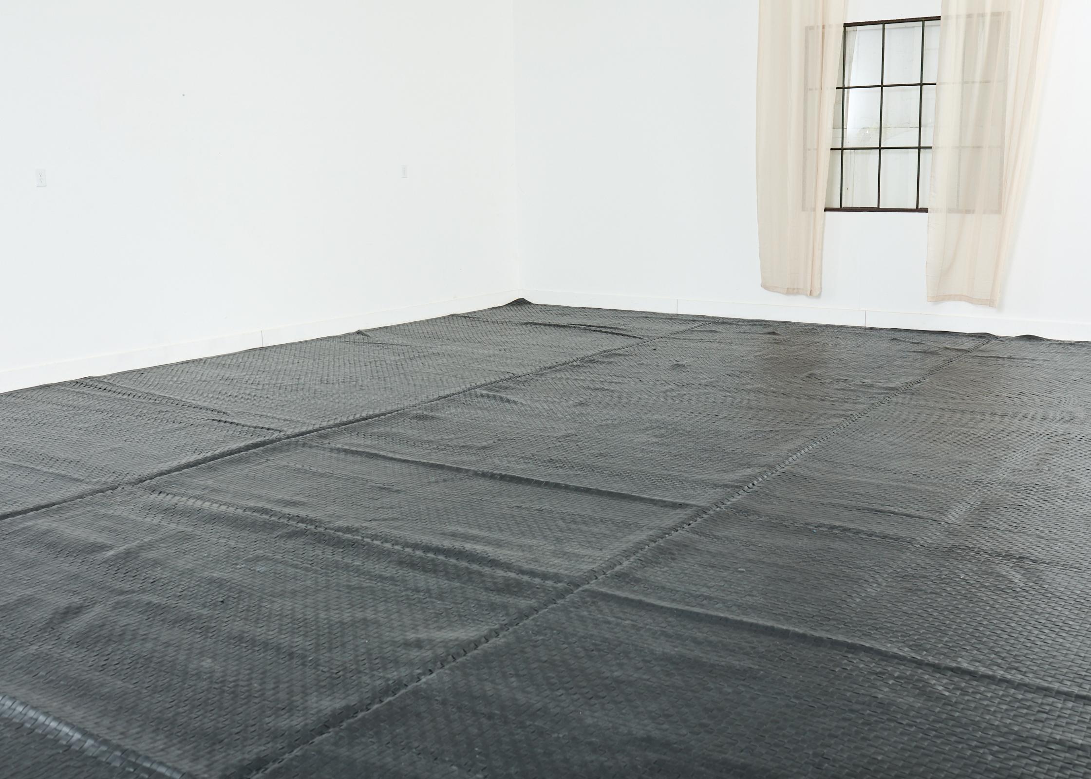 Moderner gewebter Teppich mit Lederriemen in Palastgröße 31'L X 24'W im Angebot 8