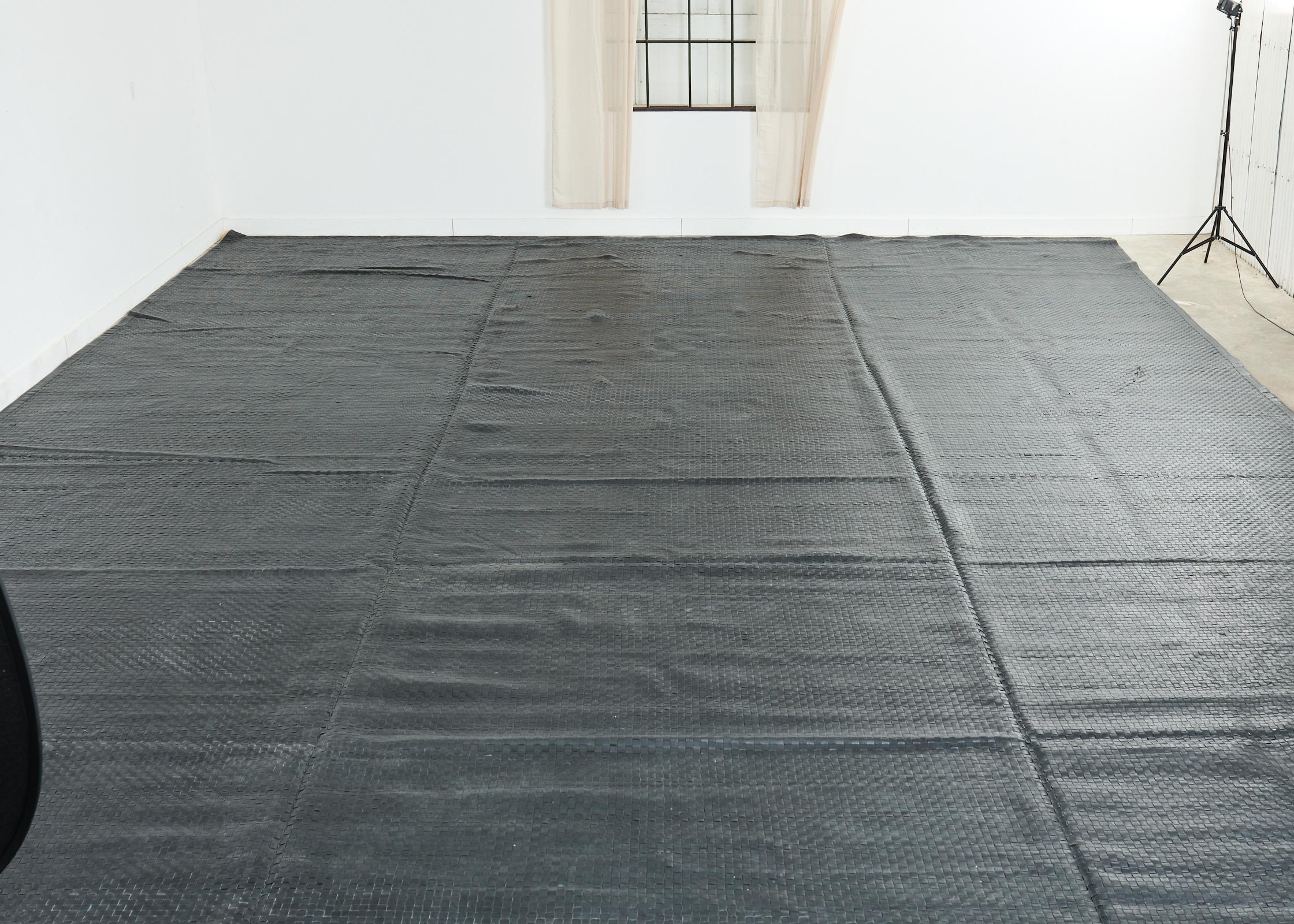 Moderner gewebter Teppich mit Lederriemen in Palastgröße 31'L X 24'W im Angebot 11