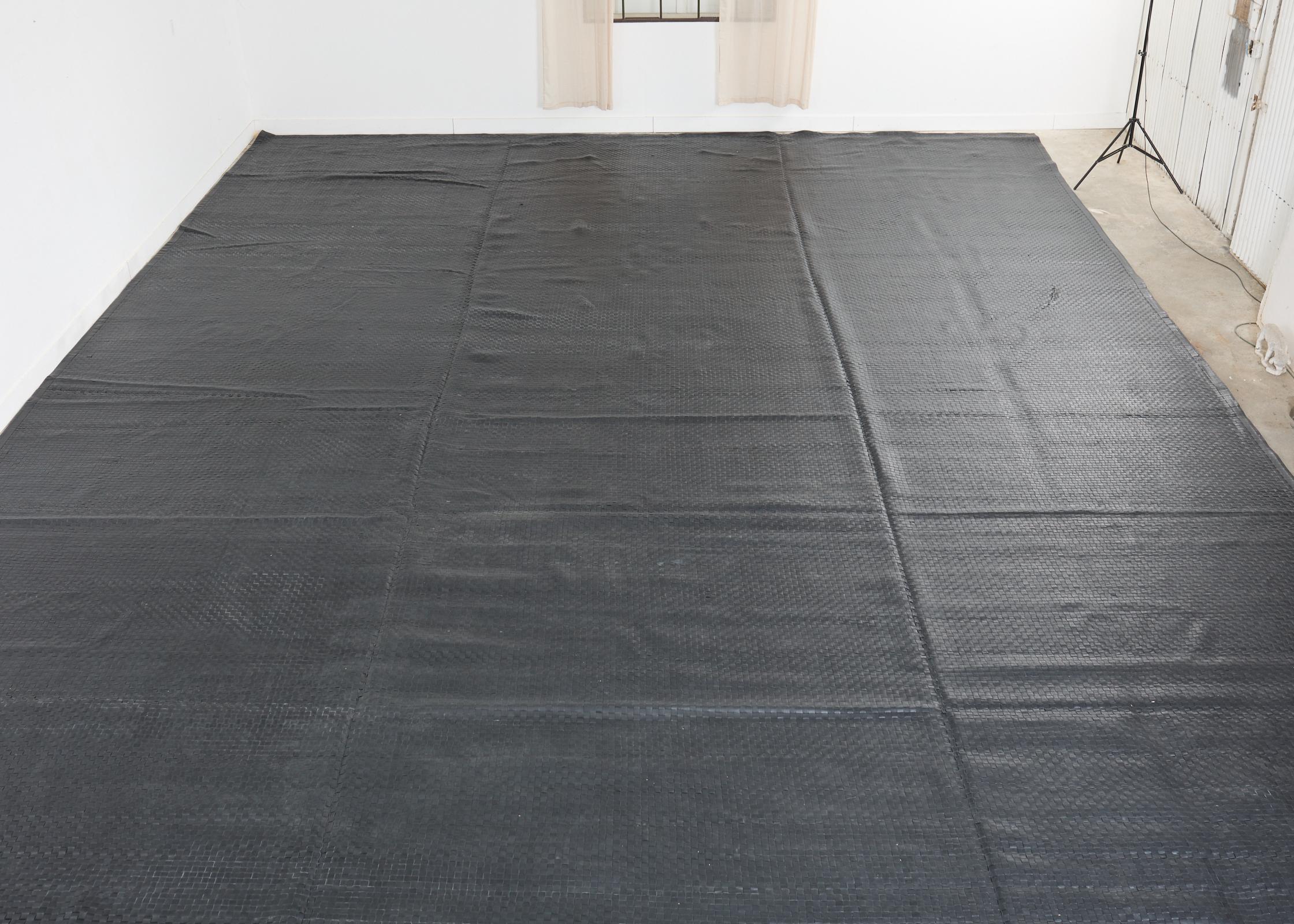 Moderner gewebter Teppich mit Lederriemen in Palastgröße 31'L X 24'W im Angebot 13