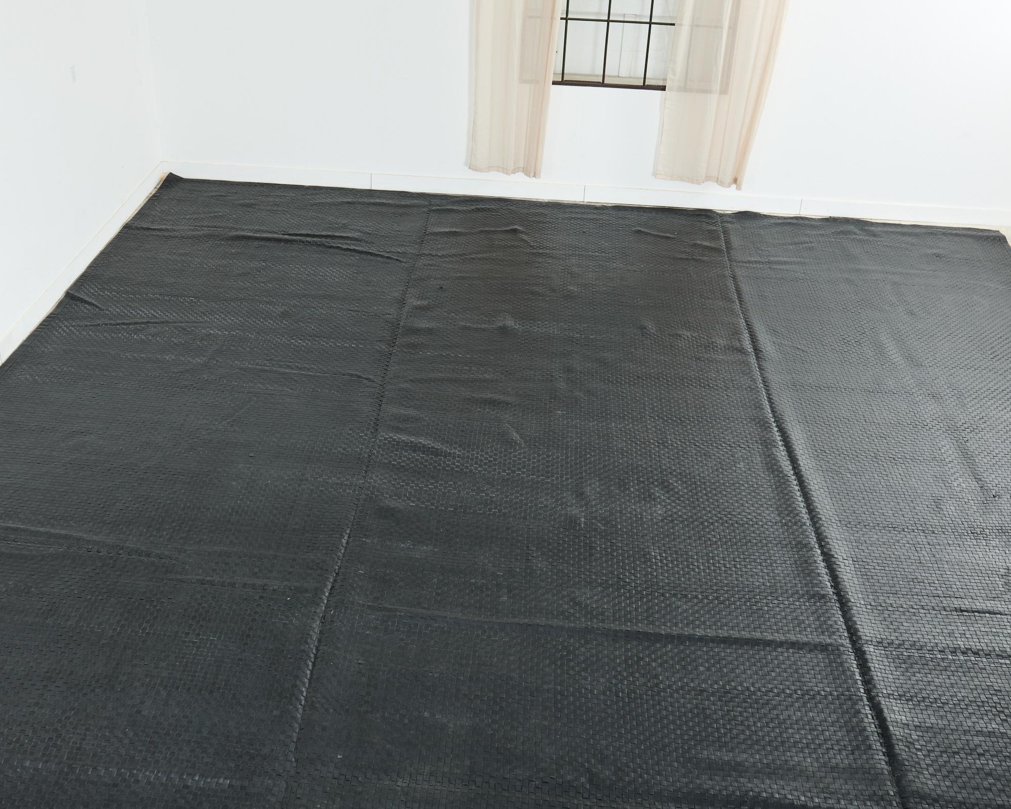 Moderner gewebter Teppich mit Lederriemen in Palastgröße 31'L X 24'W im Angebot 1