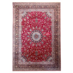 Palace Size Oversized Classical Persian Kashan Carpet, c. 1960-70's
