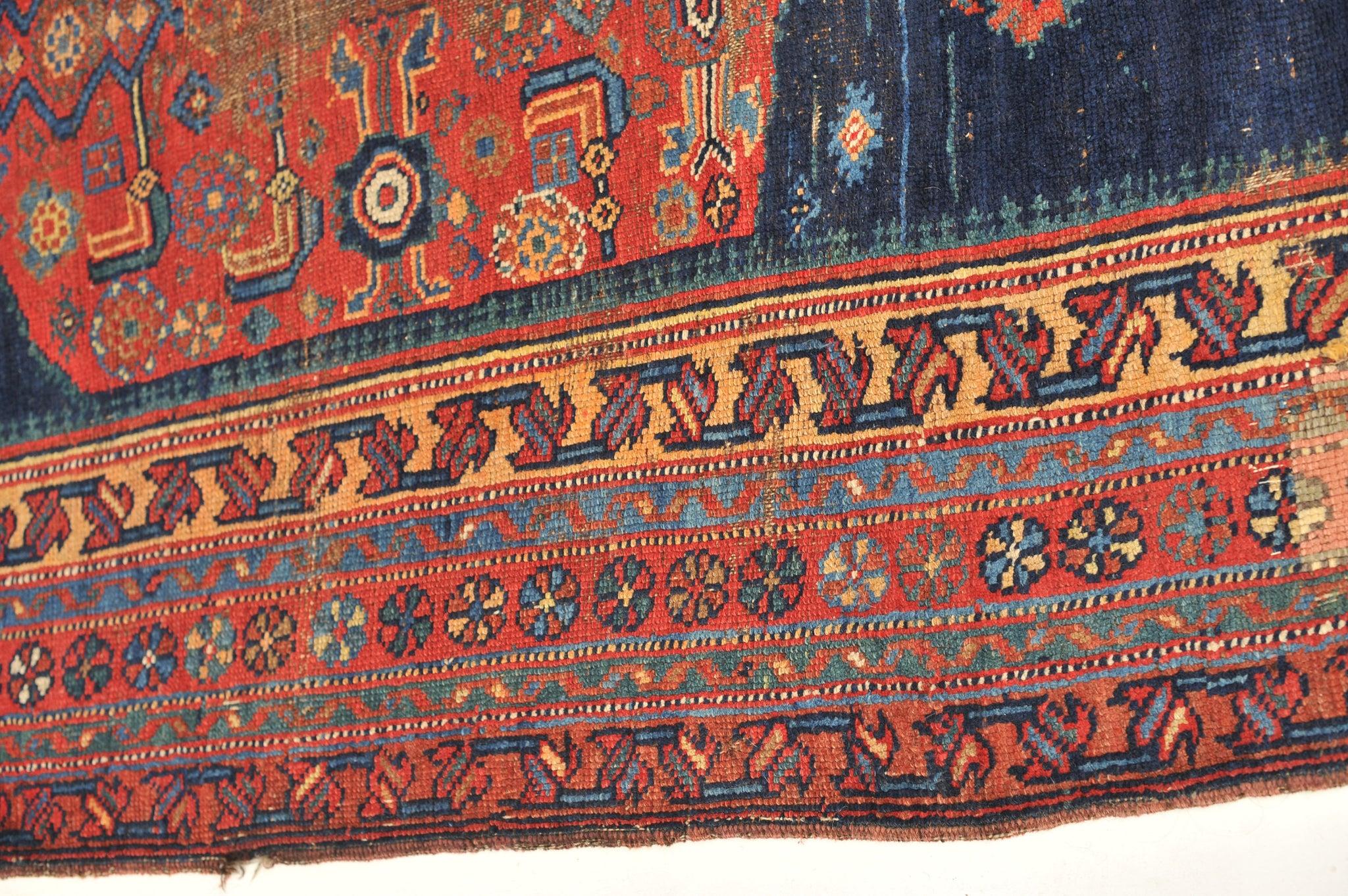 Palace Size True Kelleh Nomadic Karabagh Caucasian or Southwest Persian Rug For Sale 1