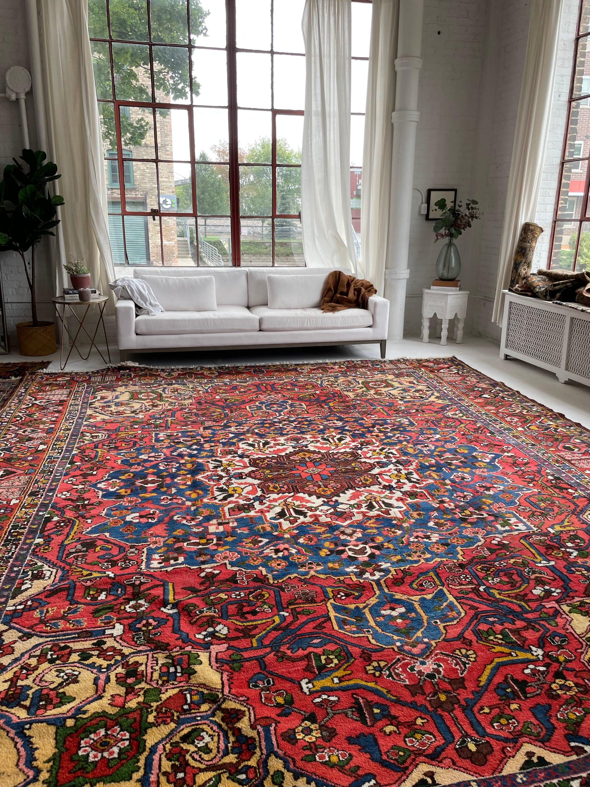 Palace Size Vintage Rug with Tribal & Old-World Charm, c.1950's For Sale 13