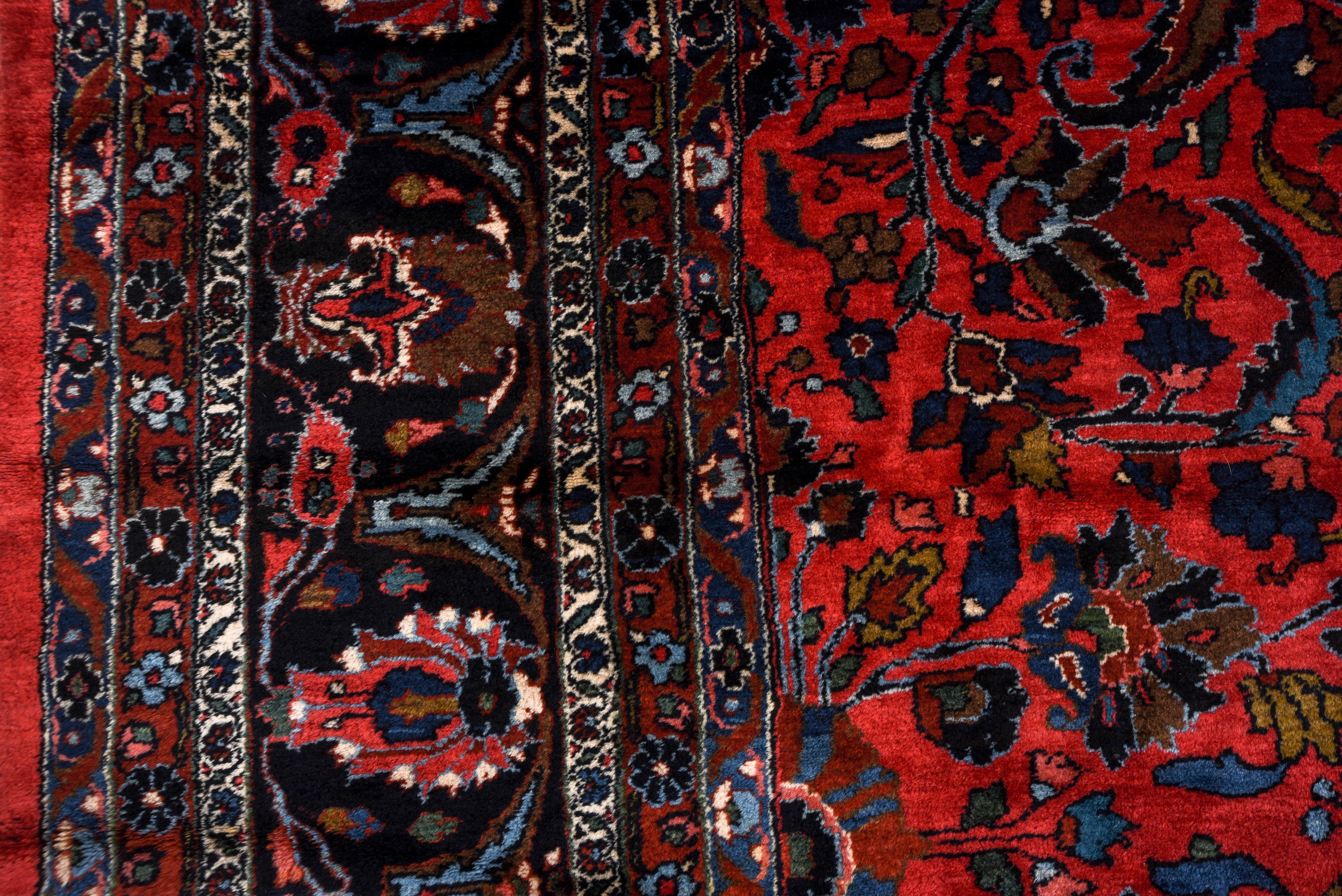 Wool Palace Sized Antique Persian Red Lilian Carpet, circa 1920s For Sale