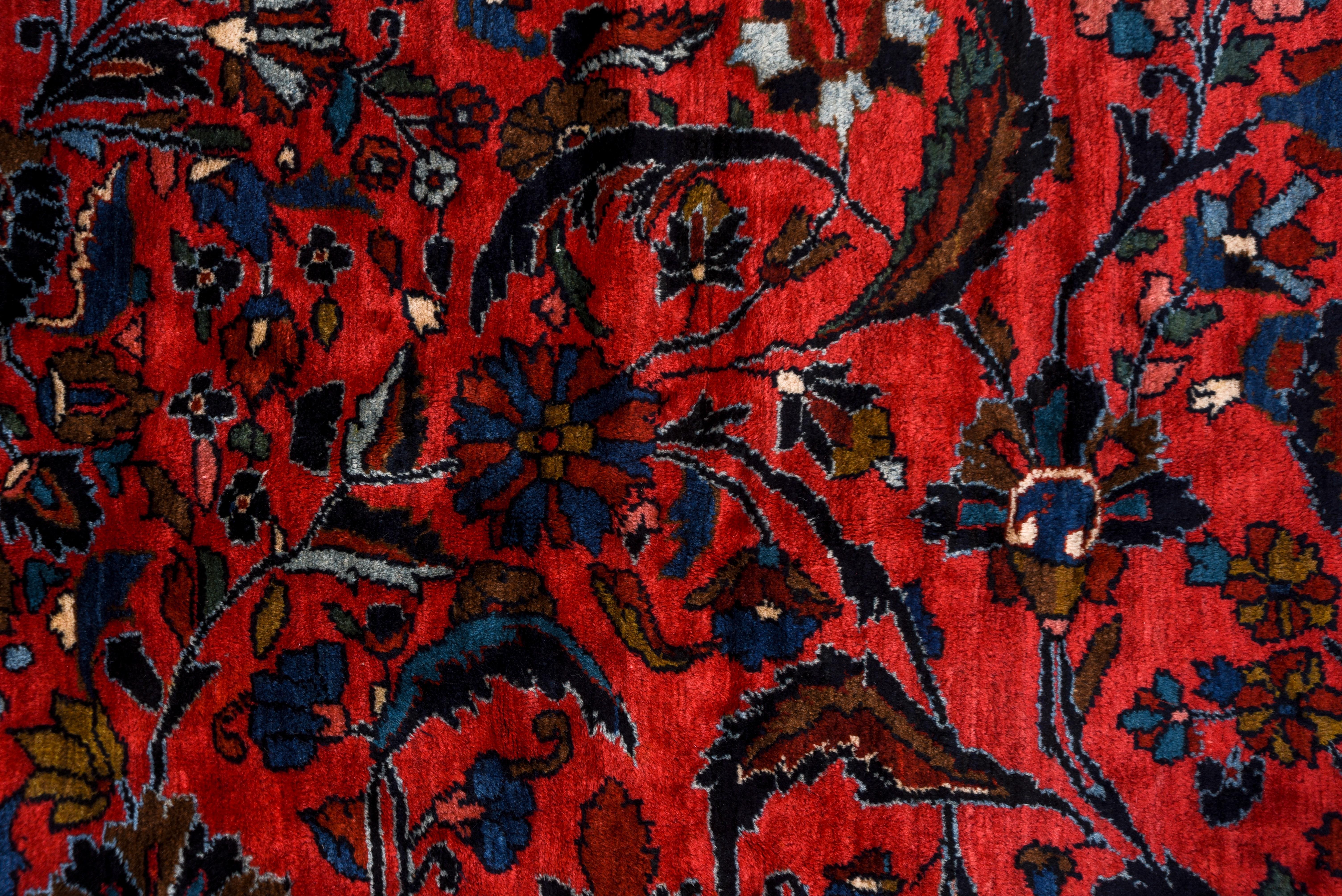 Palace Sized Antique Persian Red Lilian Carpet, circa 1920s For Sale 1