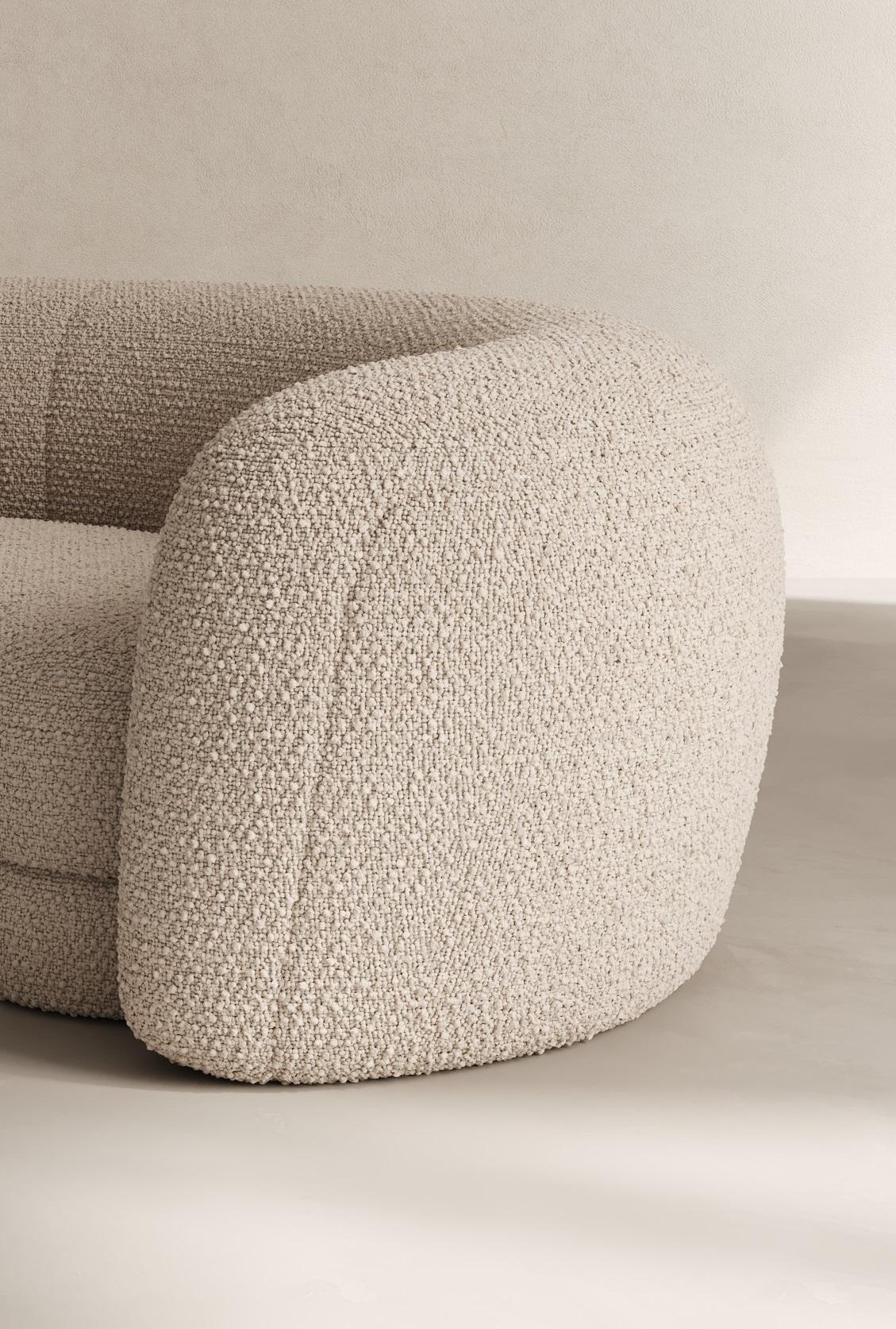 Moderne Canapé Palace I en Dedar Milano Karakorum Bouclé par Editions Milano en vente