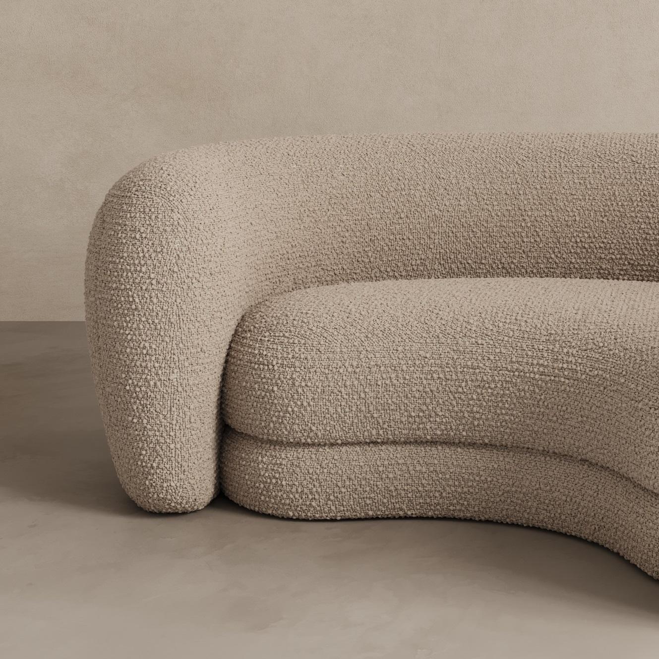 italien Canapé Palace I en Dedar Milano Karakorum Bouclé par Editions Milano en vente