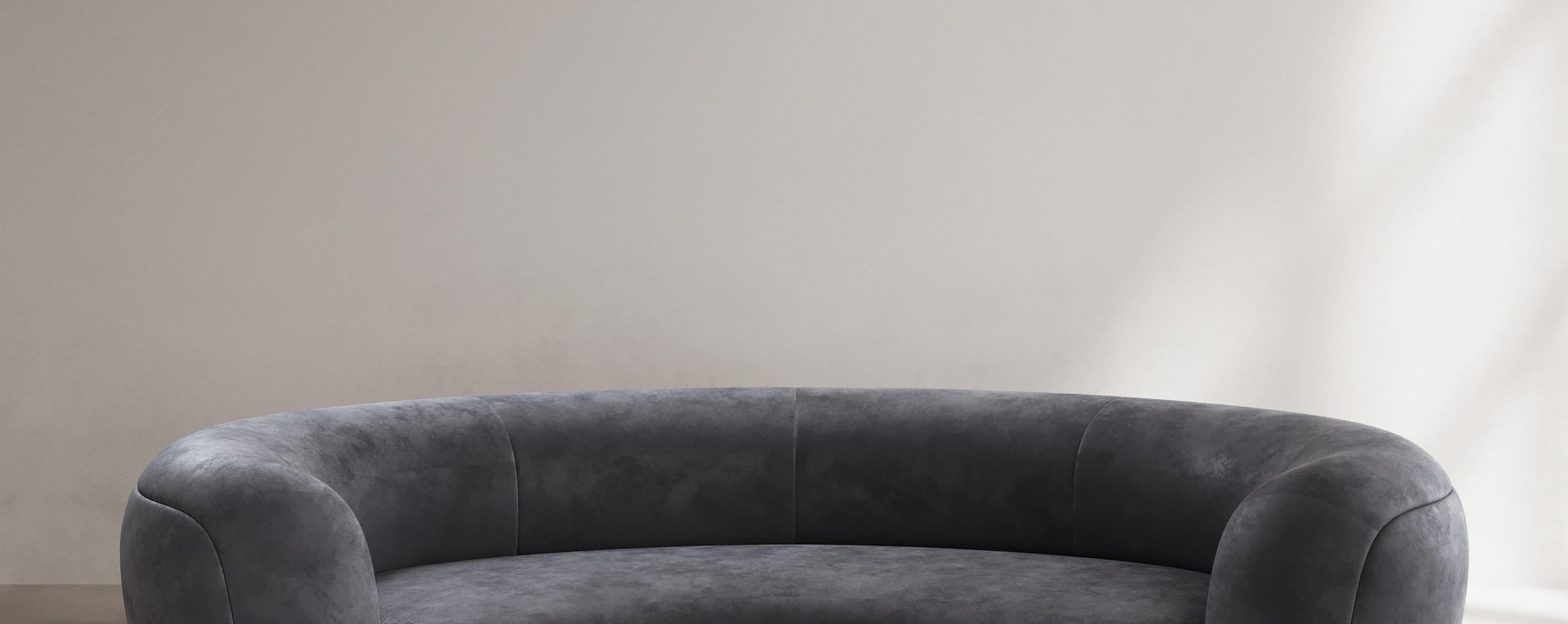 Sofá Palace II de terciopelo de algodón Lelievre Paris Cosmos by Paloma Editions Otro en venta