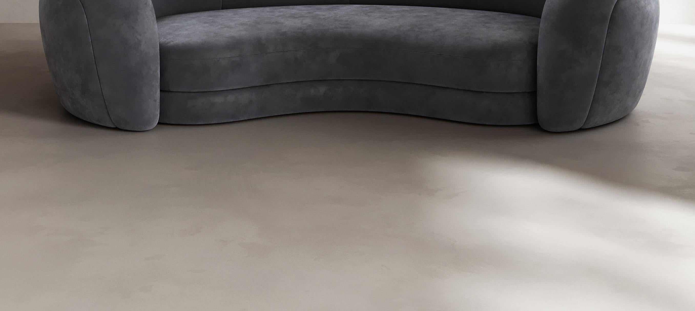 Sofá Palace II de terciopelo de algodón Lelievre Paris Cosmos by Paloma Editions en Nuevo estado para la venta en Geneve, CH