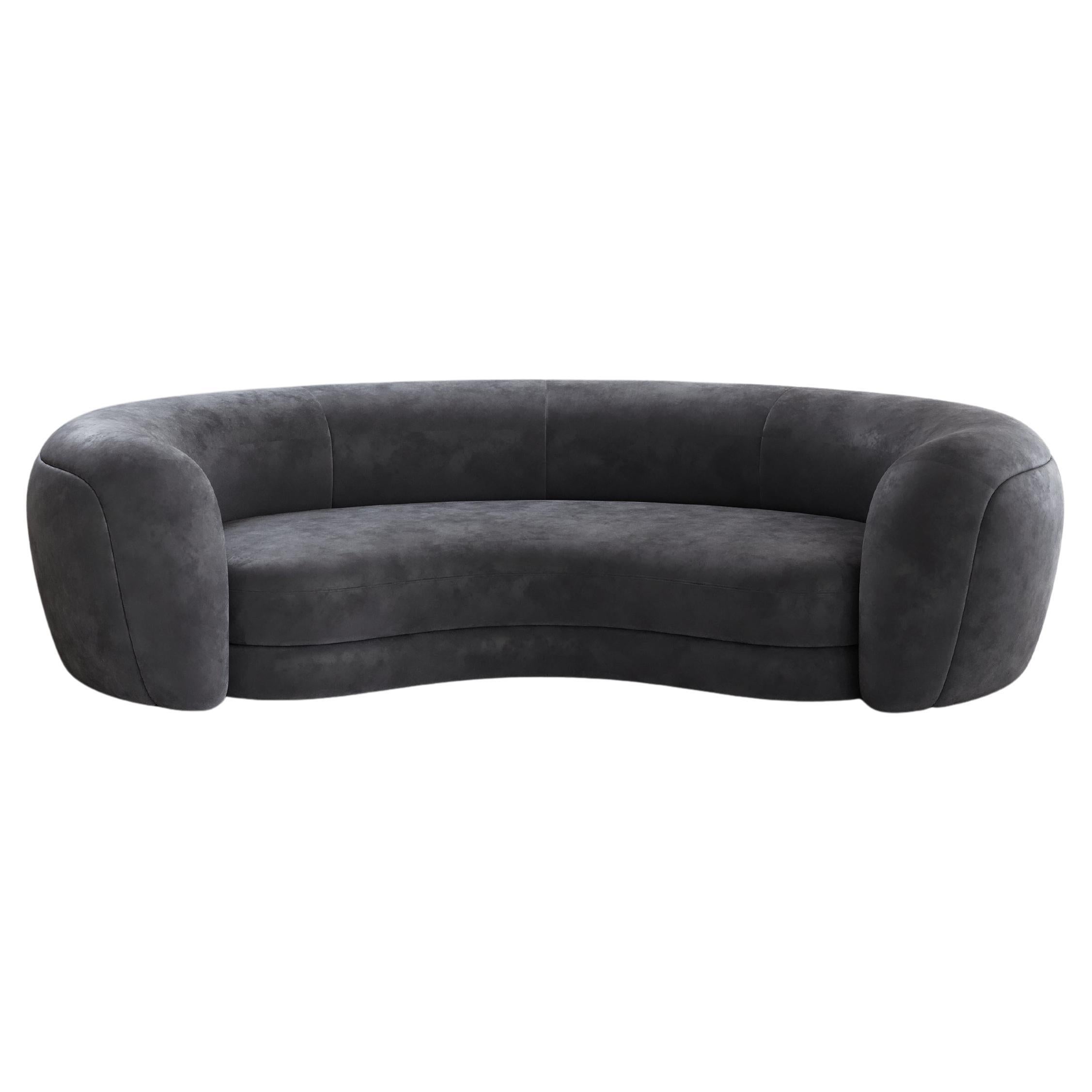 Canapé Palace II en velours de coton Lelievre Paris Cosmos par Paloma Editions