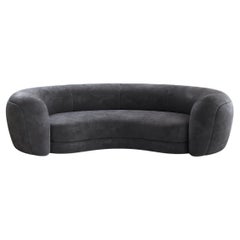 Palace Sofa II in Lelievre Paris Cosmos Cotton Velvet by Paloma Editions Palace Sofa II in Lelievre Paris Cosmos Cotton Velvet by Paloma Editions