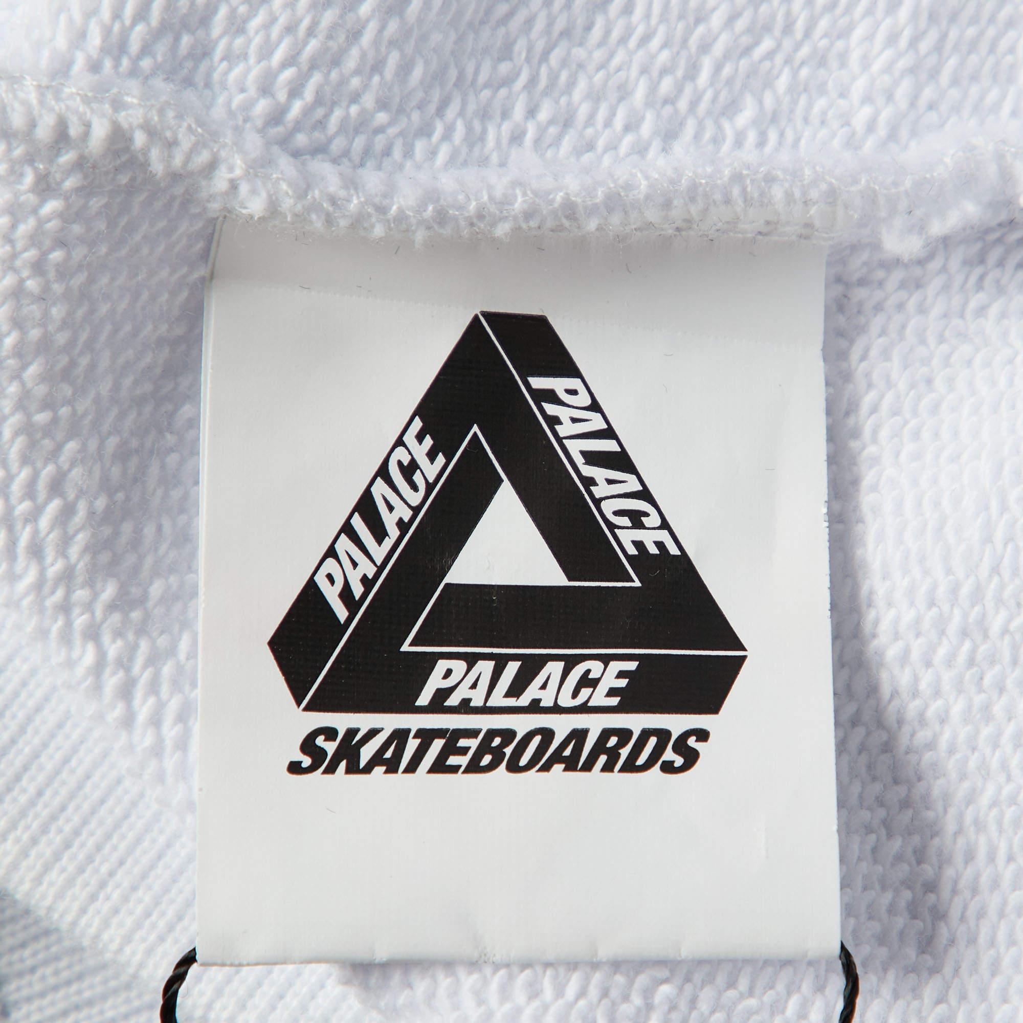  Palace Sweat-shirt à capuche Sofar en tricot de coton blanc L Pour hommes 