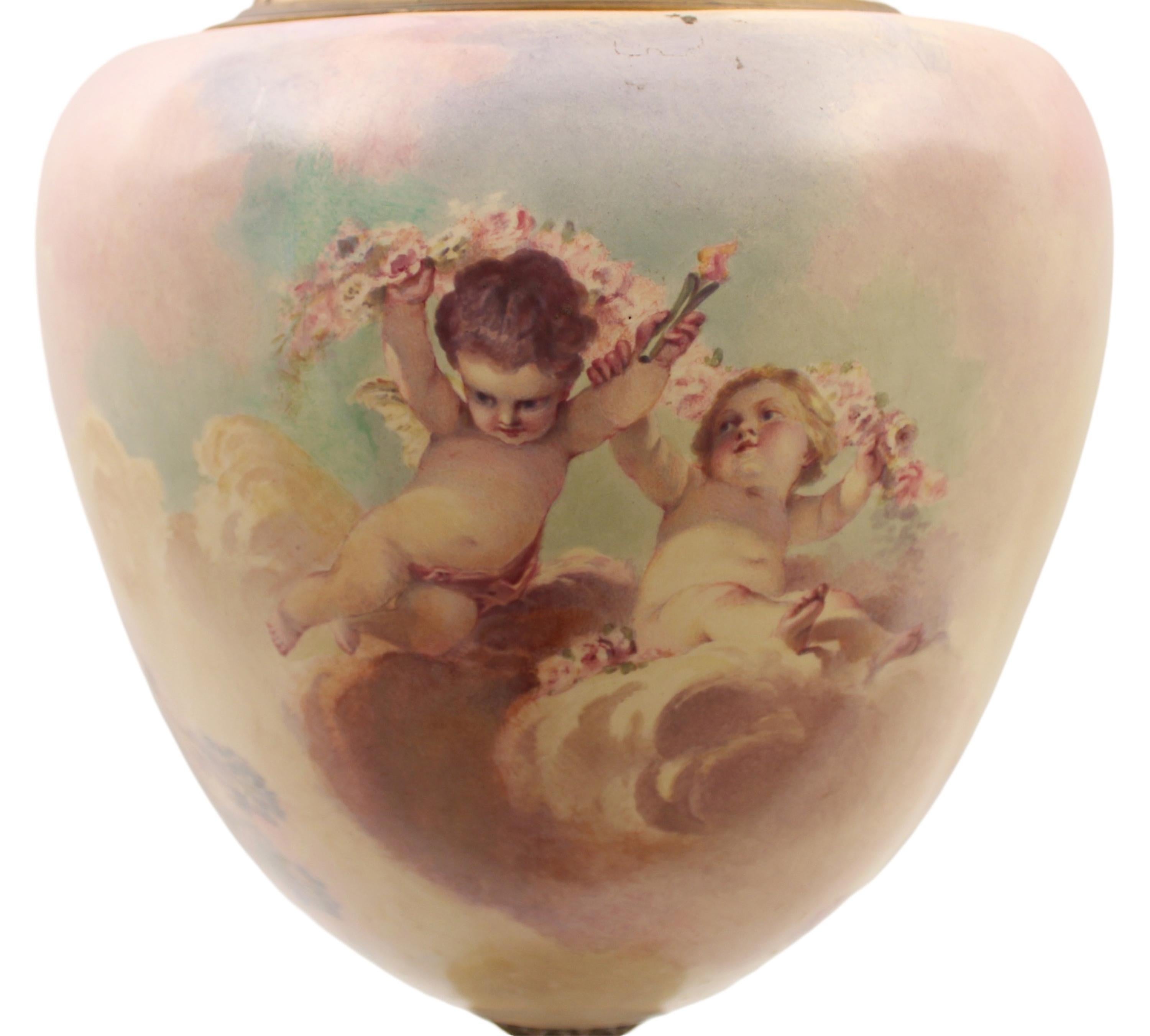 Hand-Painted Palacial 19th Century Signed Sevres Vase For Sale