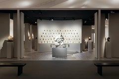 Paläolithische Handaxt aus Feuerstein, hergestellt von frühen Homininen, ca. 300000 - 700000 BC.