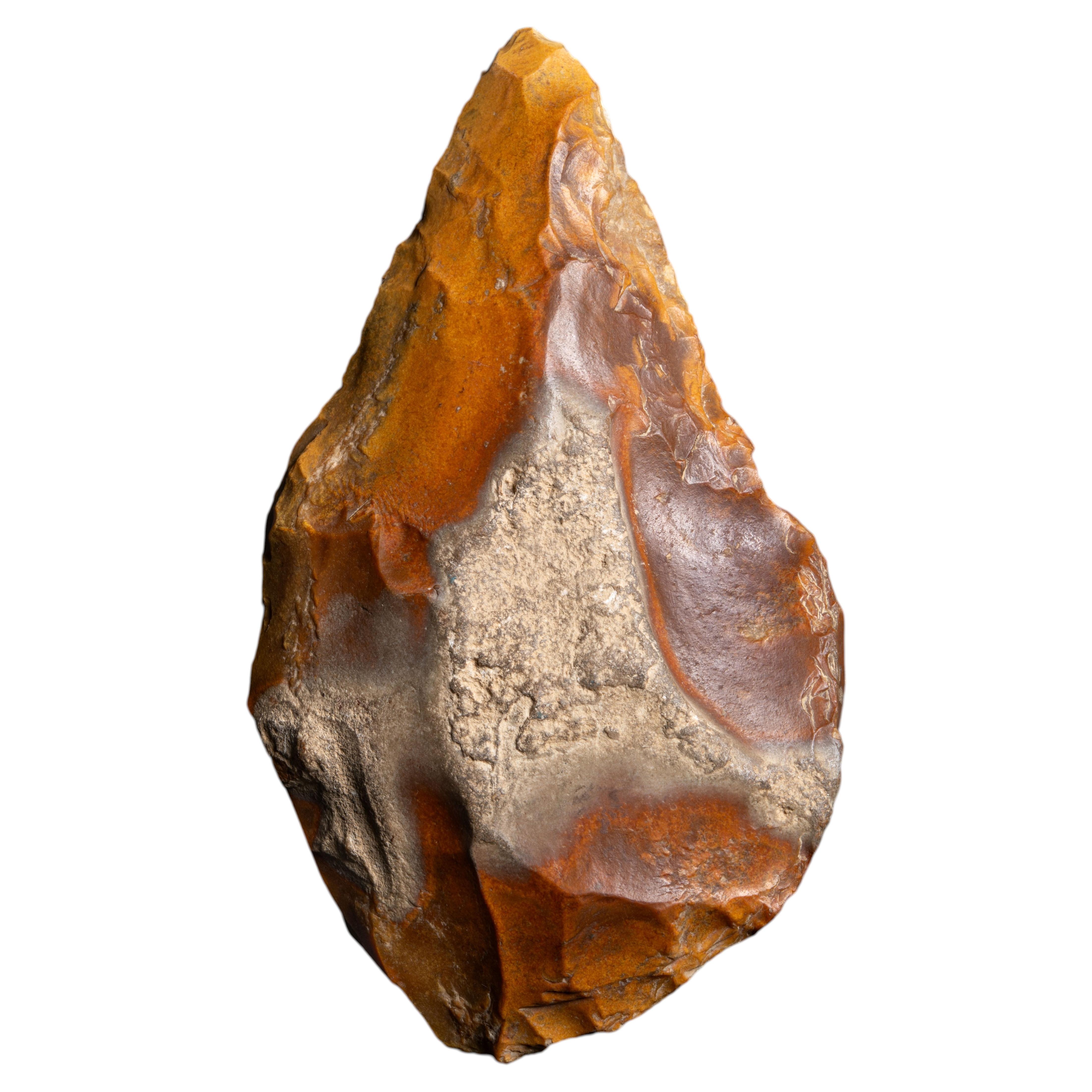Palaeolithic Flint Handaxe made by early hominins, c.300000 - 700000 BC
