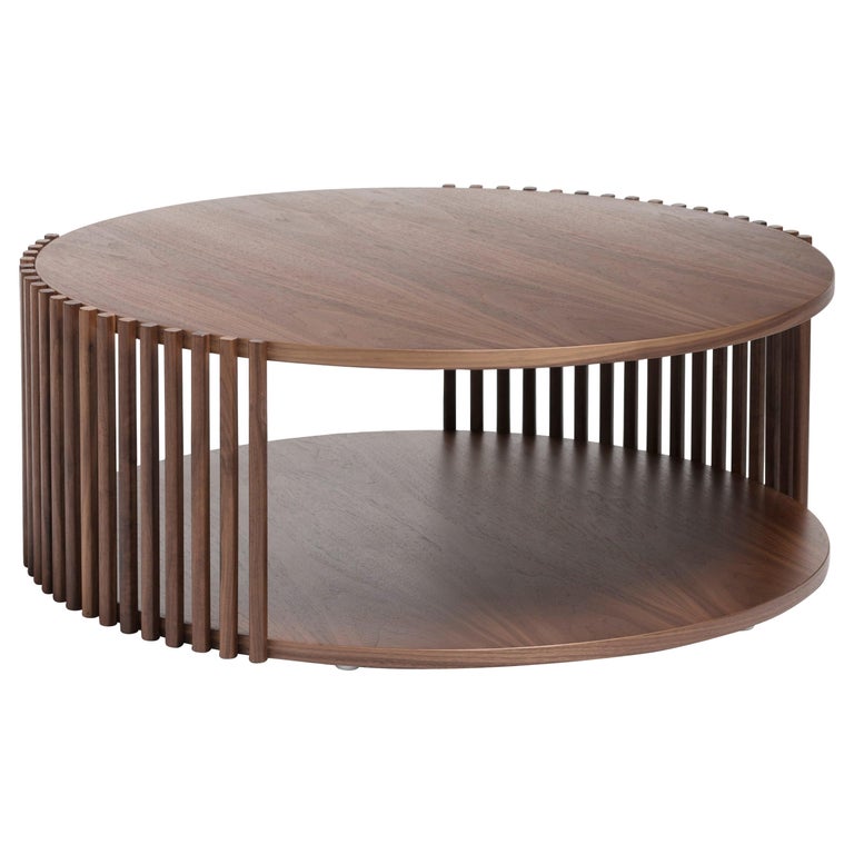 Contemporary Table, Coffe table,  Side Table and cocktail table walnut - Medulum For Sale