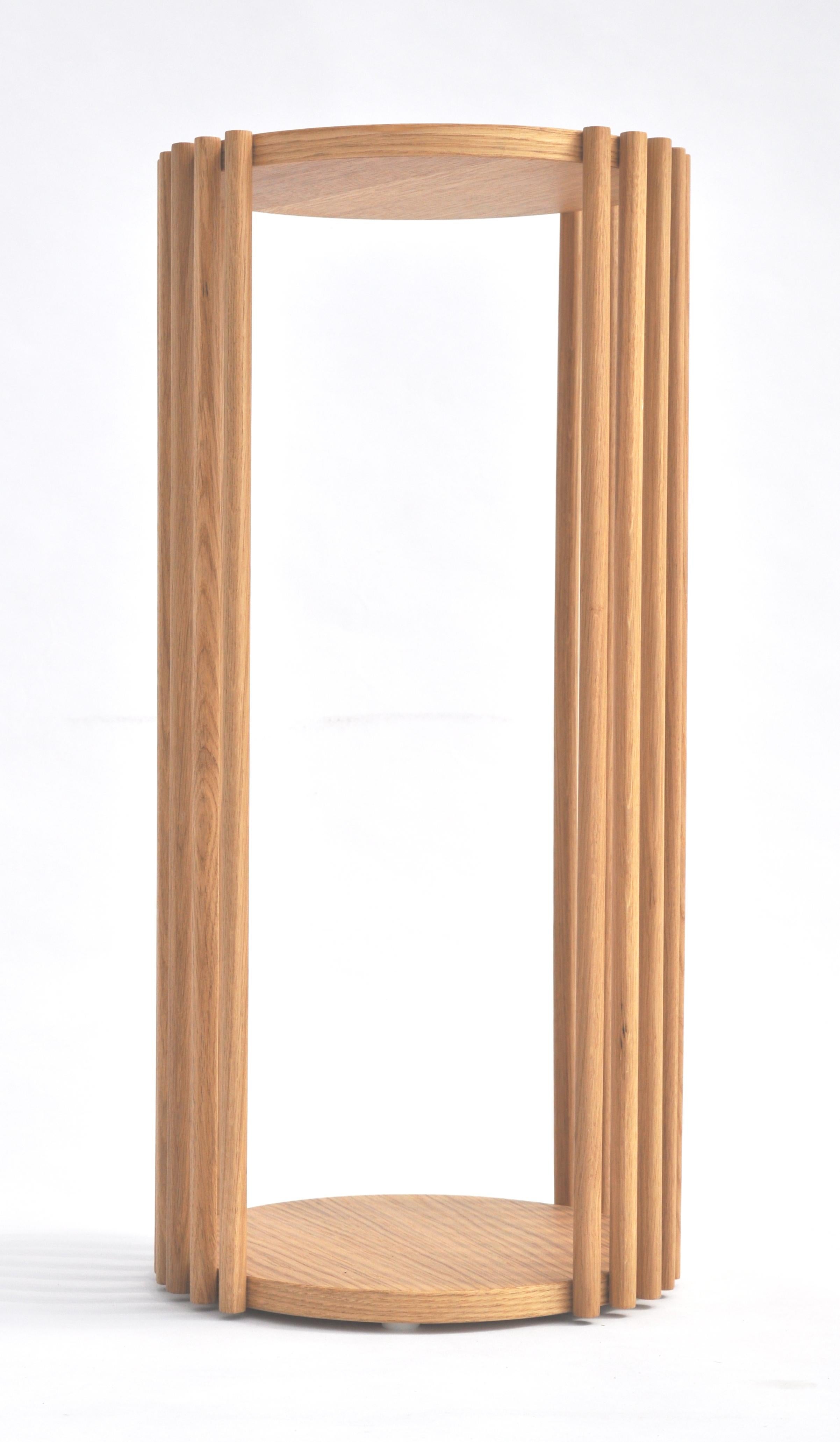 XXIe siècle et contemporain Table basse Palafitte, en bois d'Oak, par Debonademeo pour Medulum en vente