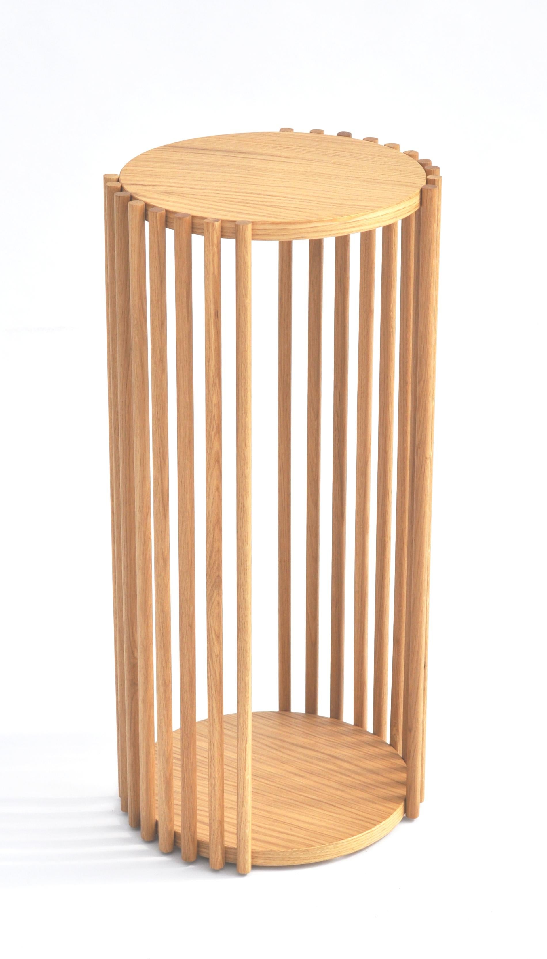Table basse Palafitte, en bois d'Oak, par Debonademeo pour Medulum en vente 1