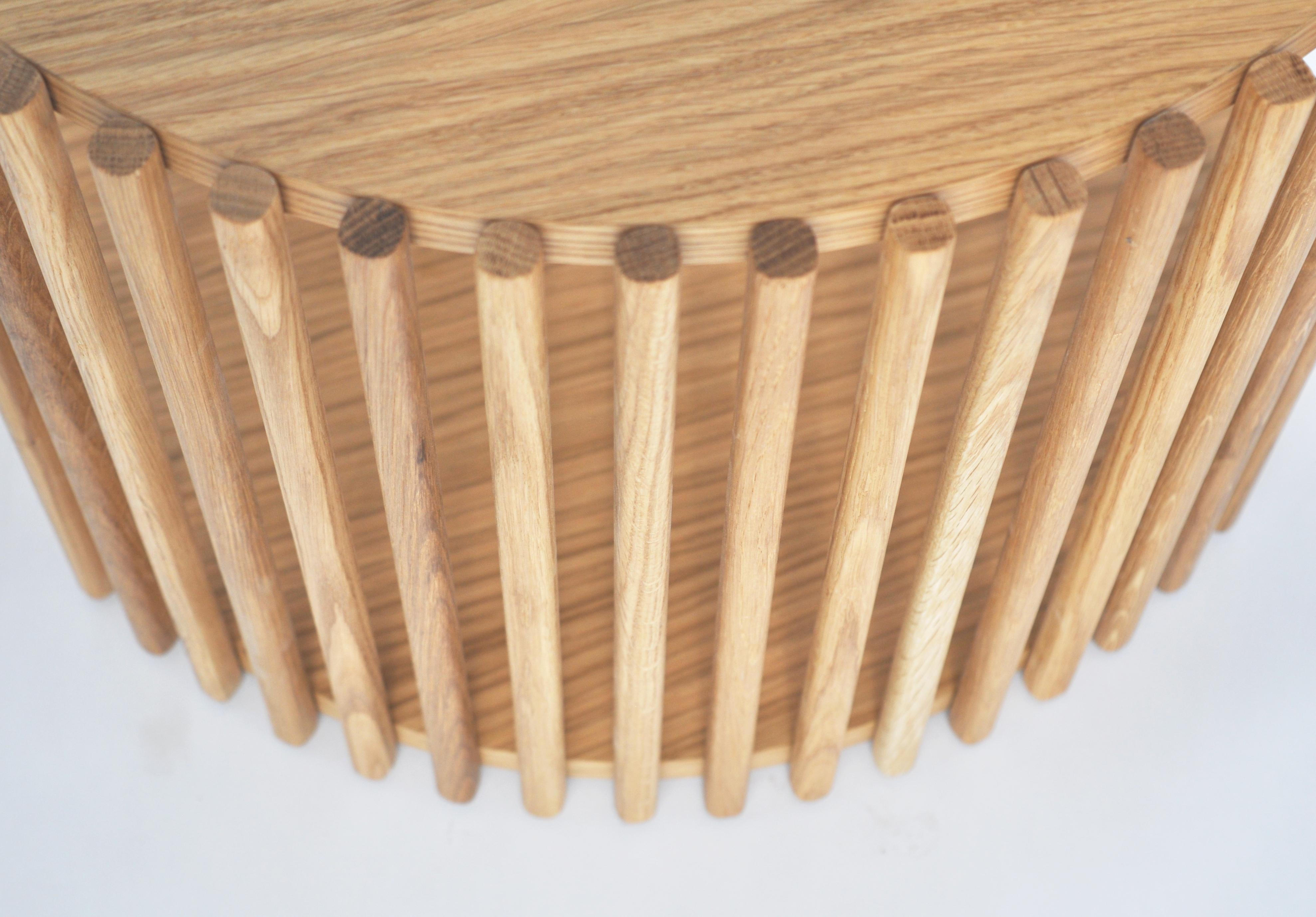 Table basse Palafitte, en bois d'Oak, par Debonademeo pour Medulum Neuf - En vente à Meolo, Venezia