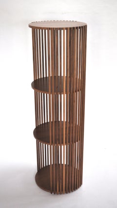 Palafitte bookcase, in canaletto walnut, by DebonaDemeo for Medulum
