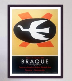 Poster originale del “Palais Benedictine” di Georges Braque, 1990