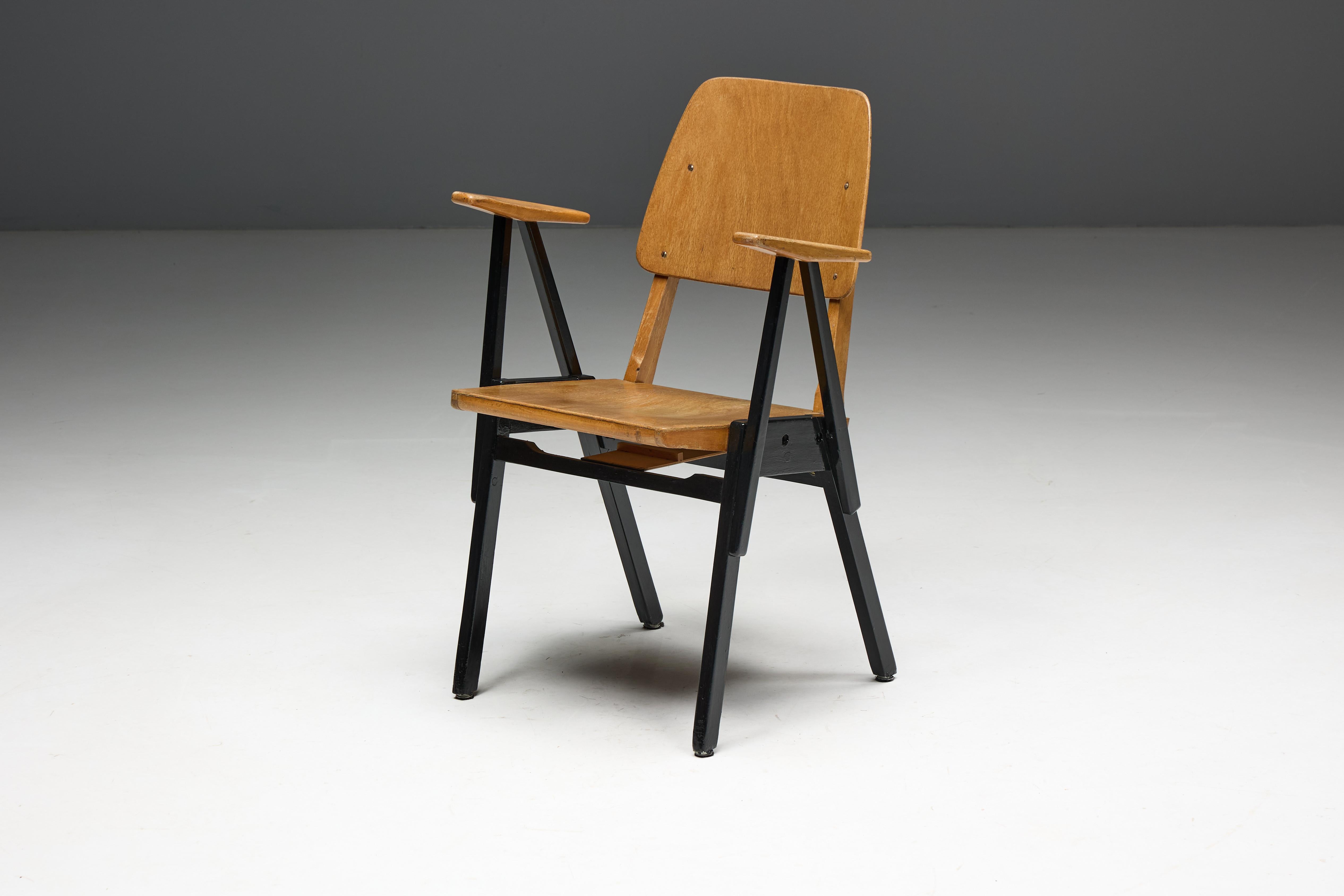 Poltrone Palais De Tokyo di Ermeloo Zwager, Paesi Bassi, anni '50 in vendita 10